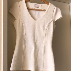 NWOT White Anthropologie top